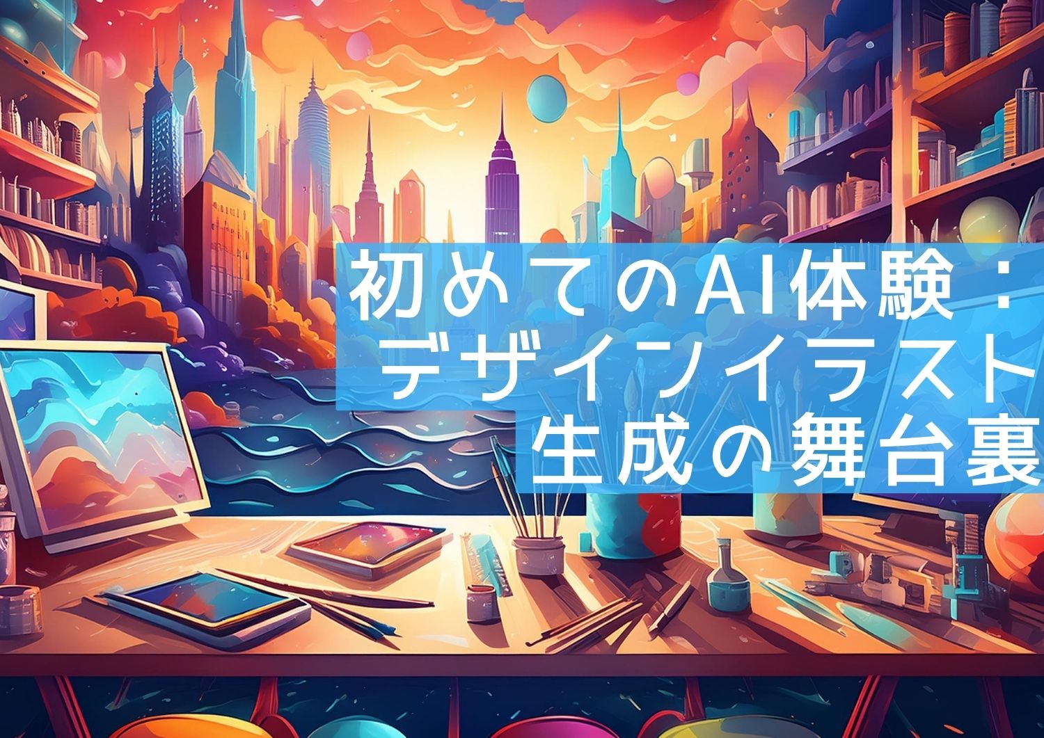 初めてのAI体験：デザインイラスト生成の舞台裏